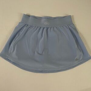 Alo Yoga Match Point Skirt Seashell Blue